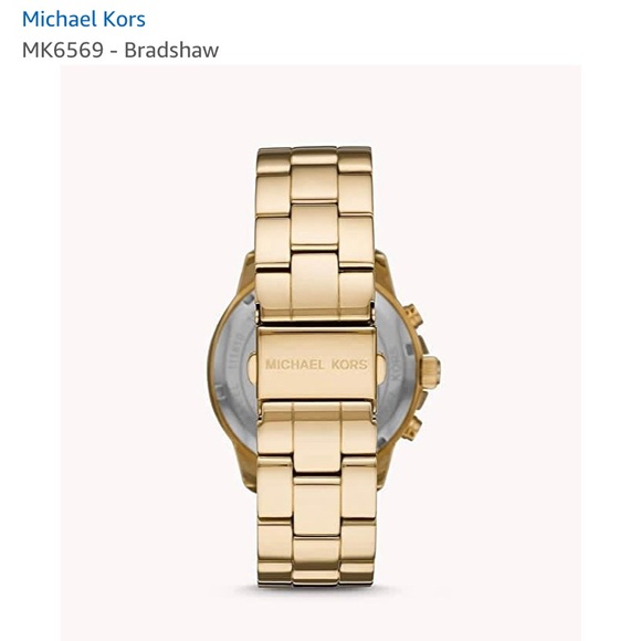 SOLD 💯NEW Michael Kors Watch Bradshaw Gold Stainless - Picture 3 of 10